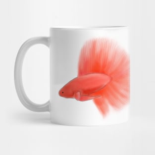 Betta Fish Red Mug